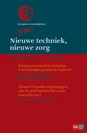 Omslag van Nieuwe techniek, nieuwe zorg