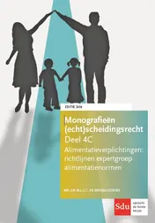 Omslag van Alimentatieverplichtingen Richtlijnen Werkgroep Alimentatienormen Editie 2018