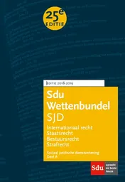 Omslag van Sociaal Juridische Dienstverlening deel A 2018-2019