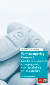 Omslag van Farmawetgeving Compact, Studenteneditie 2018-2019