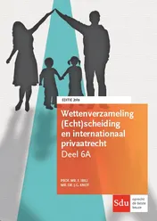 Omslag van Sdu Wettenverzameling Internationaal Privaatrecht (Personen- en Familierecht)
