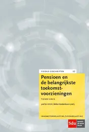 Omslag van Pensioen en de belangrijkste toekomstvoorzieningen
