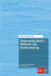 Omslag van Toekomstig Boek 7 Wetboek van Strafvordering.