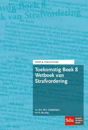 Omslag van Toekomstig Boek 8 Wetboek van Strafvordering