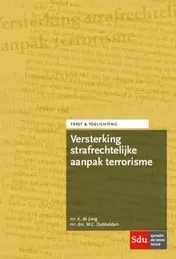Omslag van Versterking strafrechtelijke aanpak terrorisme
