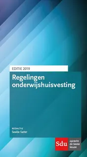 Omslag van Regelingen Onderwijshuisvesting