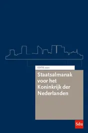 Omslag van Staatsalmanak voor het Koninkrijk der Nederlanden