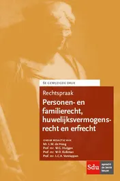 Omslag van Rechtspraak Personen- en Familierecht