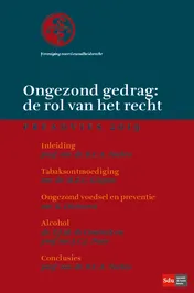 Omslag van Ongezond gedrag: de rol van het recht