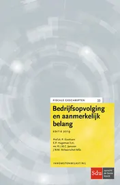 Omslag van Bedrijfsopvolging en aanmerkelijk belang