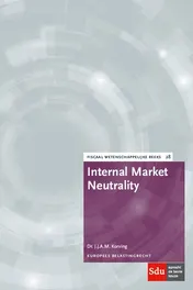 Omslag van Internal market neutrality