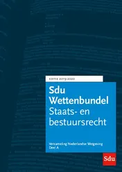 Omslag van Sdu Wettenbundel 2019-2020 (set 3 ex)