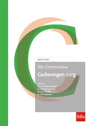Omslag van Sdu Commentaar Gedwongen zorg 2021