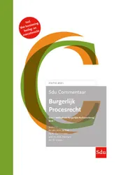 Omslag van Sdu Commentaar Burgerlijk Procesrecht