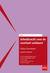 Omslag van Arbeidsrecht voor de overheid verklaard, Editie Gemeente. 2020
