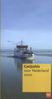 Omslag van Getijtafels voor Nederland 2020