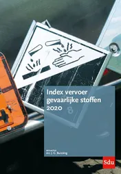 Omslag van Index Vervoer Gevaarlijke Stoffen. Editie 2020