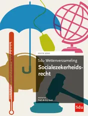 Omslag van Sdu Wettenverzameling Socialezekerheidsrecht 2020