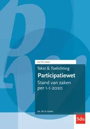 Omslag van Tekst en Toelichting Participatiewet.