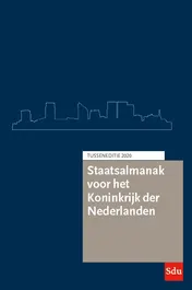 Omslag van Staatsalmanak Koninkrijk der Nederlanden. Tusseneditie 2020.