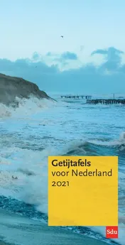 Omslag van Getijtafels voor Nederland 2021