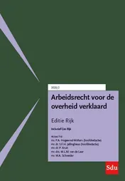 Omslag van Arbeidsrecht voor de overheid verklaard, Editie Rijk. 2020/2
