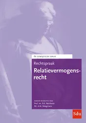 Omslag van Rechtspraak relatievermogensrecht