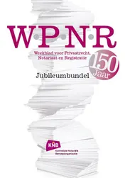 Omslag van WPNR Jubileumbundel 150 jaar