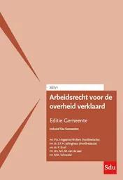 Omslag van Arbeidsrecht voor de overheid verklaard, Editie Gemeente. 2021/1