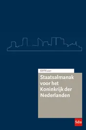 Omslag van Staatsalmanak voor het Koninkrijk der Nederlanden. Editie 2021
