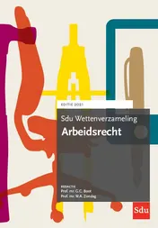 Omslag van Sdu Wettenverzameling Arbeidsrecht 2021