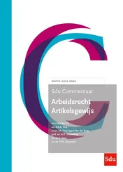 Omslag van Sdu Commentaar Arbeidsrecht Artikelsgewijs 2021-2022