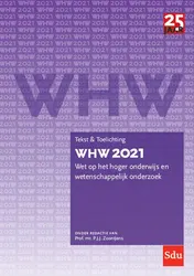Omslag van WHW 2021 Tekst & Toelichting