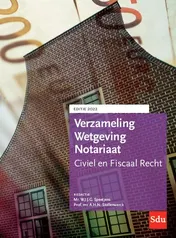 Omslag van Verzameling Wetgeving Notariaat 2022