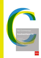 Omslag van Sdu Commentaar Insolventierecht, Editie 2022