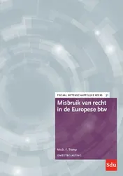 Omslag van Misbruik van recht in de Europese btw