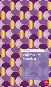 Omslag van Vademecum Notariaat 2022