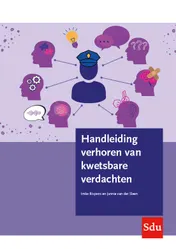 Omslag van Handleiding verhoren van kwetsbare verdachten