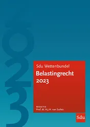 Omslag van Sdu Wettenbundel Belastingrecht 2023