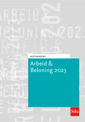 Omslag van Wettenpocket Arbeid & Beloning 2023