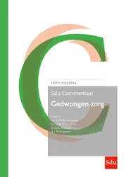 Omslag van Sdu Commentaar Gedwongen zorg 2023