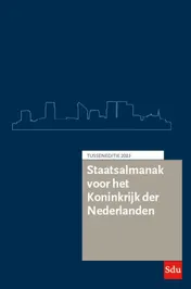 Omslag van Staatsalmanak Koninkrijk der Nederlanden. Tusseneditie 2023