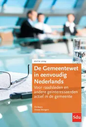 Omslag van De gemeentewet in eenvoudig Nederlands. Editie 2024