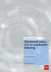 Omslag van Onroerende zaken, btw en overdrachtsbelasting