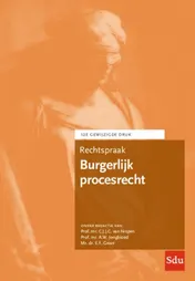 Omslag van Rechtspraak Burgerlijk procesrecht