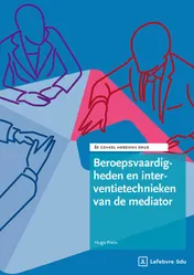 Omslag van Beroepsvaardigheden en interventietechnieken van de mediator