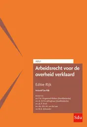 Omslag van Arbeidsrecht voor de overheid verklaard. Editie Rijk