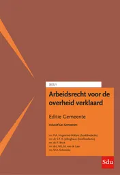 Omslag van Arbeidsrecht voor de overheid verklaard, Editie Gemeente