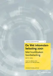 Omslag van De Wet Inkomstenbelasting 2001 | Editie 2025