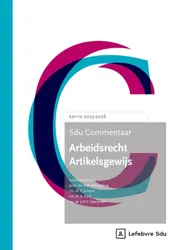 Omslag van Sdu Commentaar Arbeidsrecht Artikelsgewijs | 2025-2026